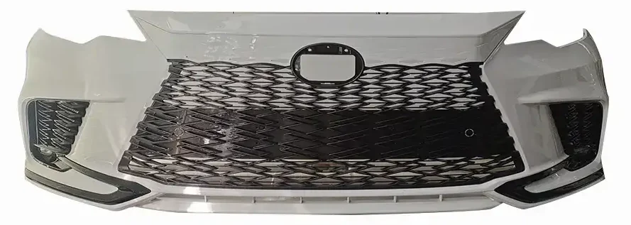 Grille and front bumper component reference for an exterior upgrade