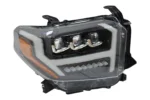 Toyota Tundra headlight assembly, front detail