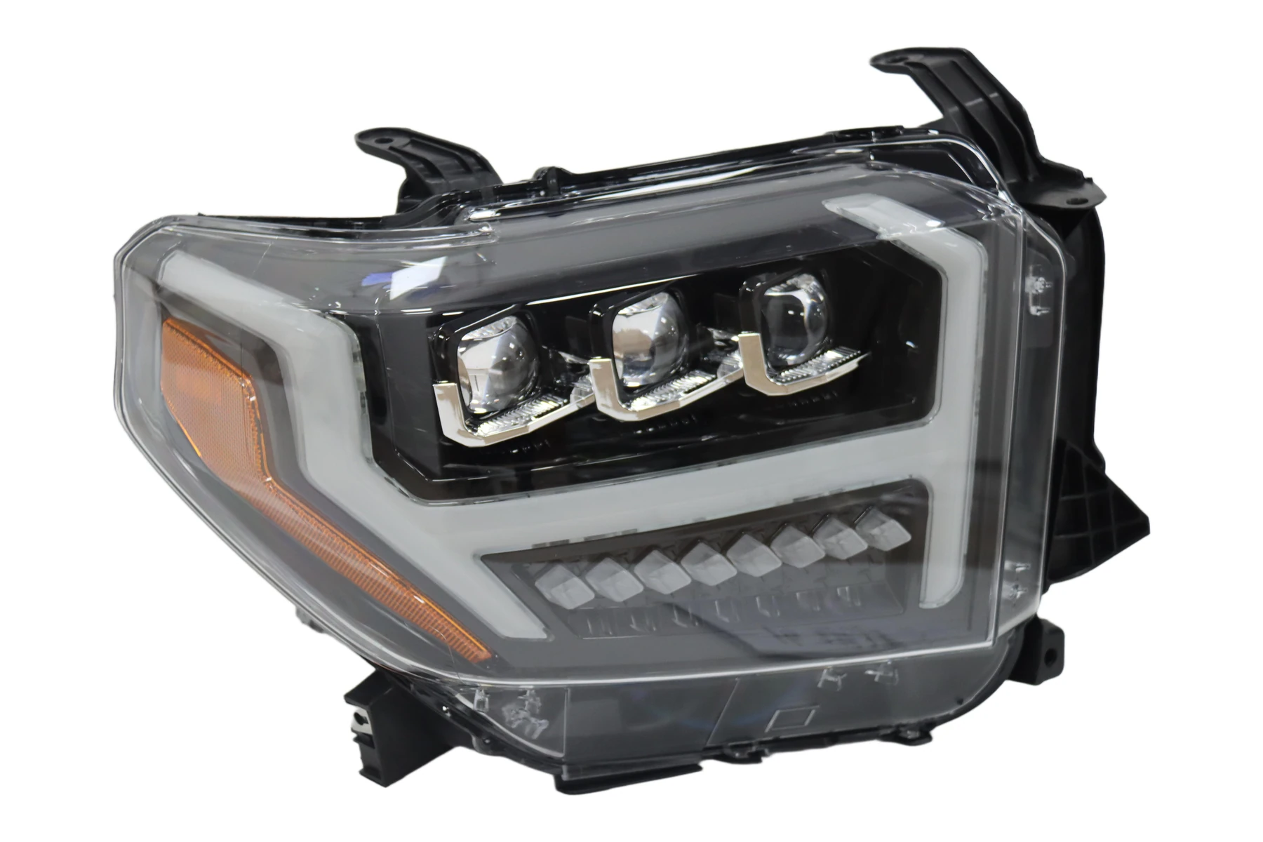 Toyota Tundra headlight assembly, front detail