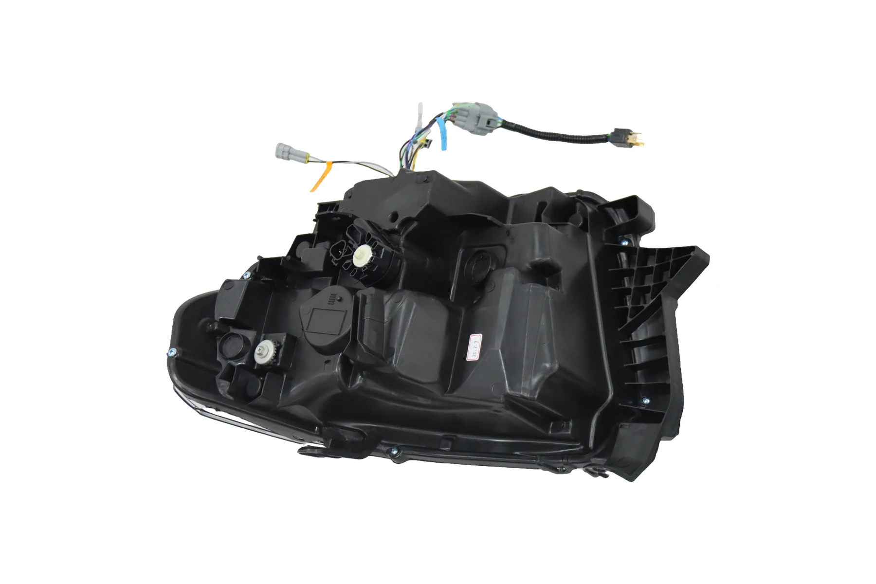 Toyota Tundra headlight assembly, rear and connector view